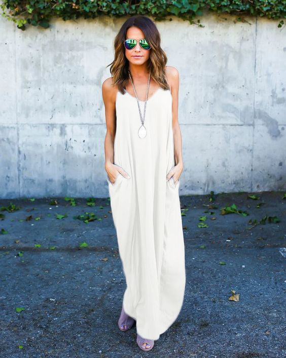 Wayline Pocket Strap Dress product view