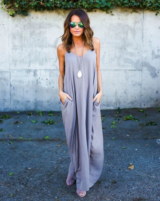 Wayline Pocket Strap Dress product view