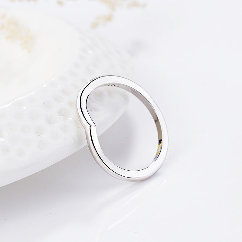 Wish Crown S925 Silver Ring, product view 4